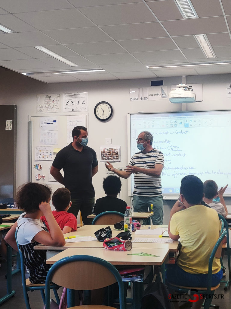 Ecole Bords de Somme : Rencontre avec le judoka Nico Kanning