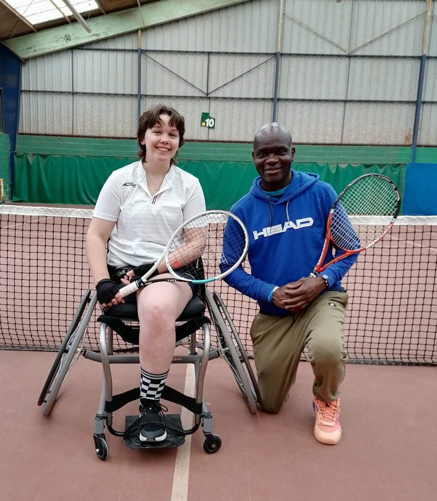 SPORT HANDICAP – PARATENNIS : Bérénice Mathot à l&rsquo;aise dans son environnement